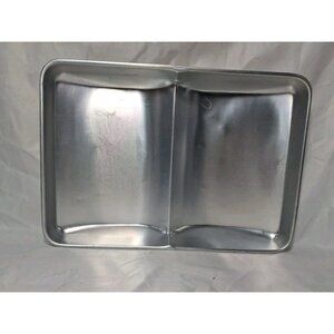 Wilton Party Pan Book Cake 502-7466 1977 Vintage Aluminum Baking Mold,